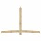 Ekena Millwork Bellingham Rough Sawn Timber Gable Bracket, Douglas Fir, 108"W x 72"H x 2"D x 6"F, 16/12 Pitch GBW108X72X0206BEL00RDF - alternate 1